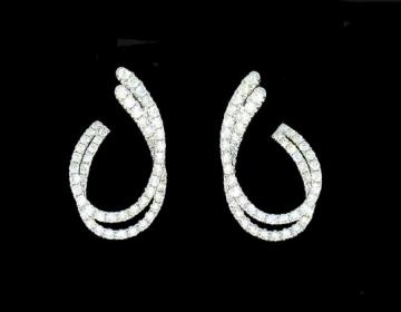 Boucles d'oreilles double boucle