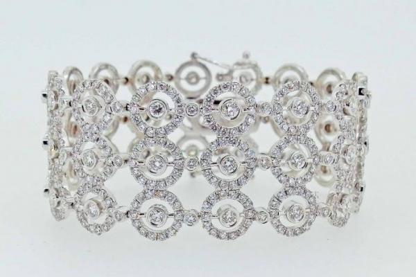 BRACELET MANCHETTE DIAMANTS