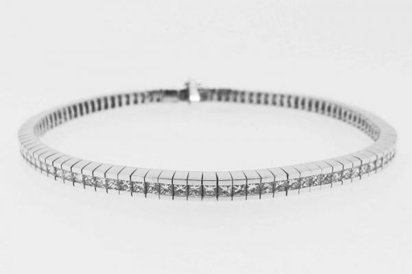 Bracelet rail diamants