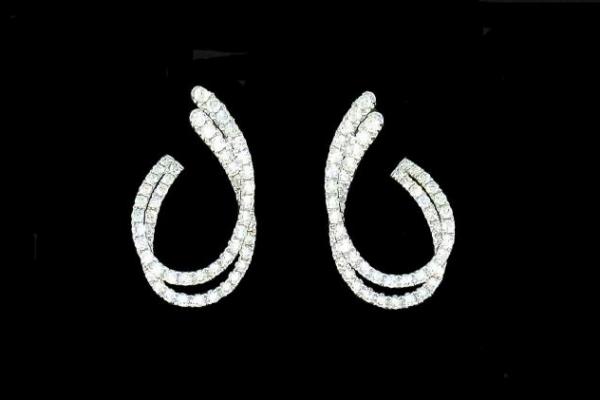 Boucles d'oreilles double boucle