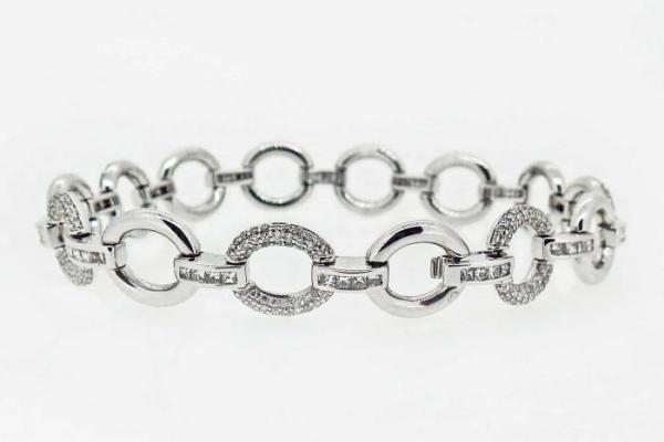 BRACELET EN OR BLANC