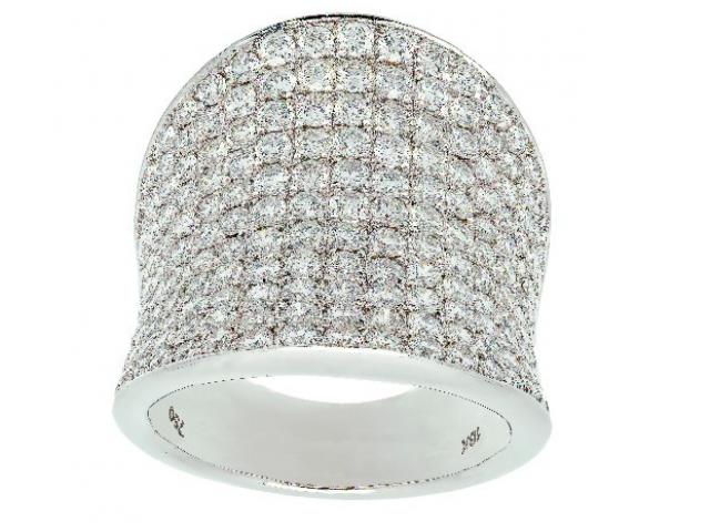 bague or 18 carats sertie diamants