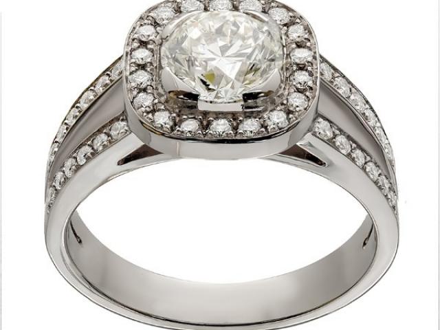 Bague solitaire diamant Or-Gemmes