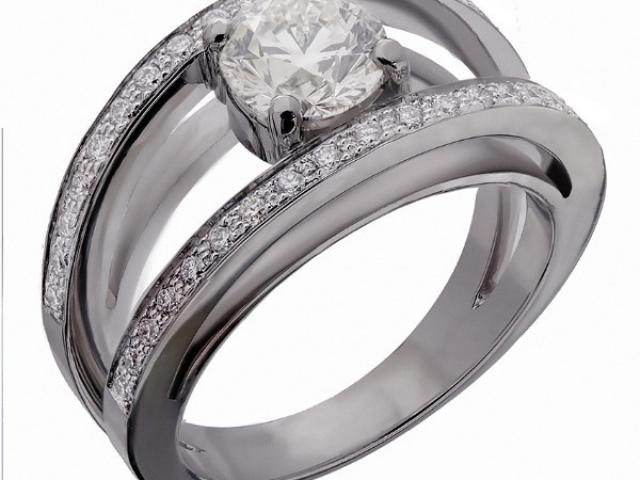 Bague solitaire diamant Or-Gemmes