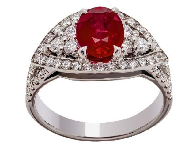 bague rubis et diamants or 18 carats Or-Gemmes