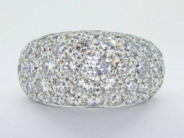 BAGUE BOULE 4.52 cts DIAMANTS OR-GEMMES