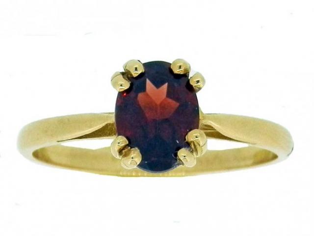 Bague grenat