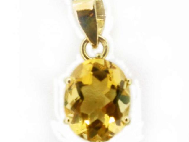 pendentif citrine