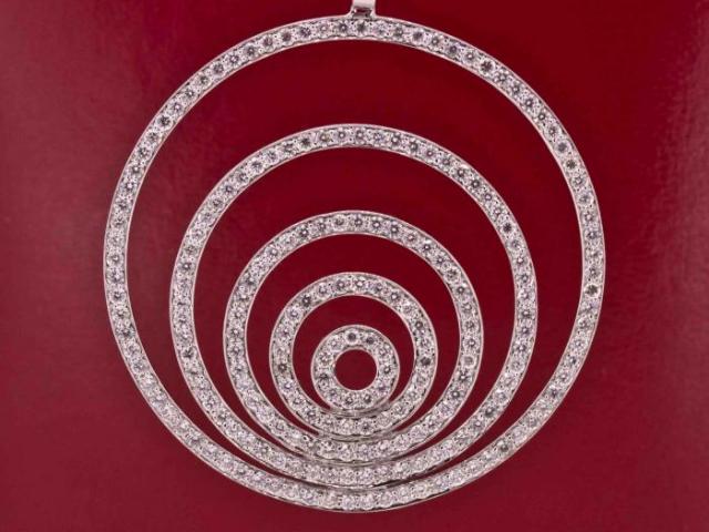 Pendentif cercles concentriques