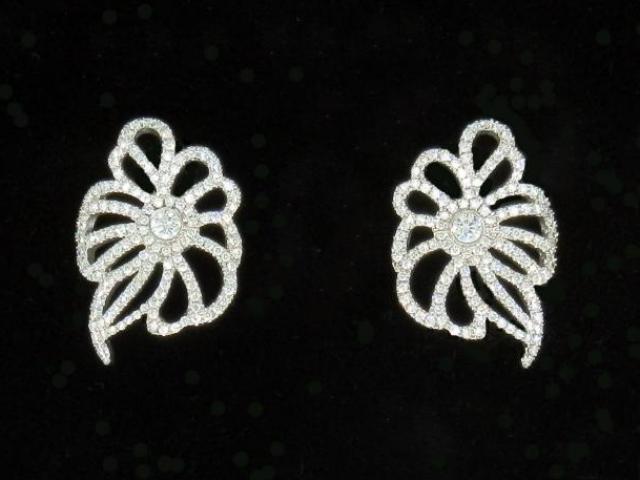 Boucles d'oreilles fleurs baroques