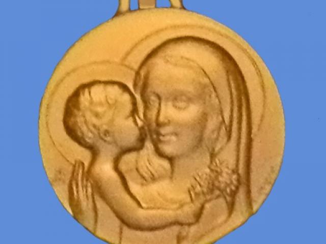 MEDAILLE VIERGE A L'ENFANT