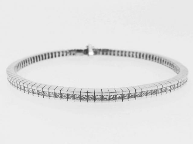 Bracelet rail diamants