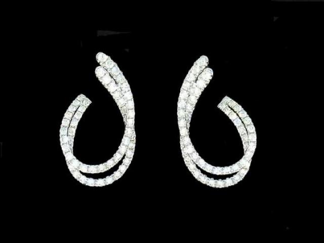 Boucles d'oreilles double boucle