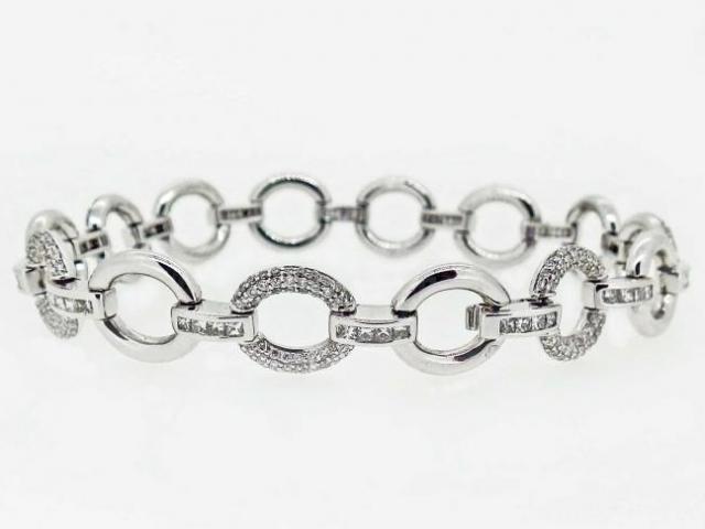 BRACELET EN OR BLANC