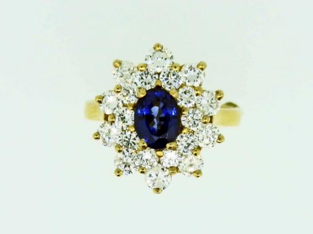 BAGUE MARGUERITE SAPHIR