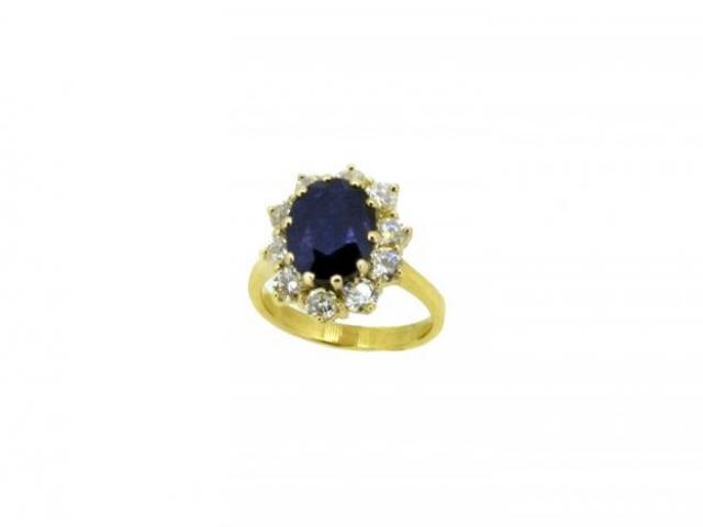 BAGUE MARGUERITE SAPHIR